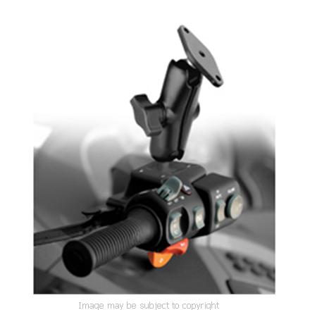 RAM Centered Brake - Clutch Reservoir Cover Mount - RAM-B-182U (SKU 7159)