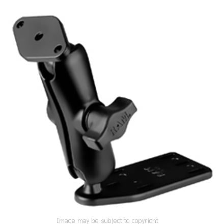 RAM Off Set Brake &amp; Clutch Resivoir Mount with Diamond Mounting Base - RAM-B-183U (SKU 7160)