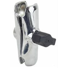 RAM CHROME DOUBLE SOCKET ARM 3inch LENGTH RAM-B-201CH (SKU 3717)