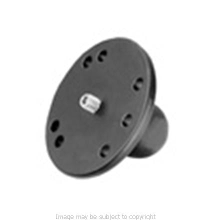 RAM 3 1-4inch TWIST &amp; LOCK Suction Cup Mount, LONG Arm with Camera - Camcorder Base RAM-B-166-201C (SKU 6412)