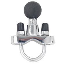 RAM CHROME U-BOLT BASE WITH BALL FOR 3-4inch TO 1inch DIAMETER RAM-B-231CH (SKU 3728)