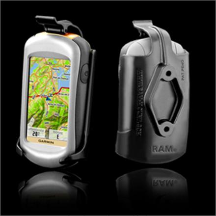 RAM EZ-ON - OFF HANDLE BAR MOUNT with HOLDER for the GARMIN OREGON SERIES RAP-274-1-GA31U (SKU 4549)