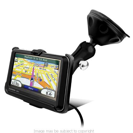 RAM COMPOSITE SUCTION CUP MOUNT with HOLDER for the GARMIN NUVI 700 series RAP-B-166-2-GA26U (SKU 4763)