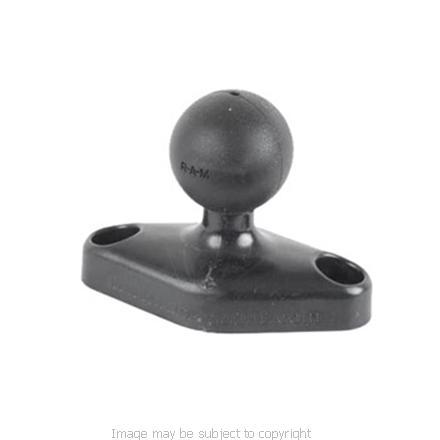 RAM PLASTIC DIAMOND BASE WITH BALL RAP-B-238 (SKU 3822)
