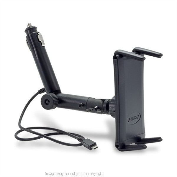 Arkon SM621-MICRO Slim-Grip Ultra Micro-USB 12V Socket Mount for Large Smartphones &amp; 7" 8" Tablets (sku 19127)