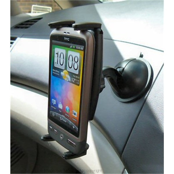ZS Multi Surface Suction Car Dashboard Mount with Slim-Grip Universal Holder for Mobile-Smartphone (SKU 11141)