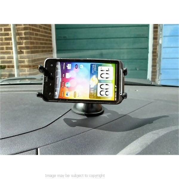 ZS-XT Stick Anywhere Multi Surface Suction Car Dashboard Mount with Arkon Slim-Grip Universal Holder for Mobile-Smartphone (SKU 11149)