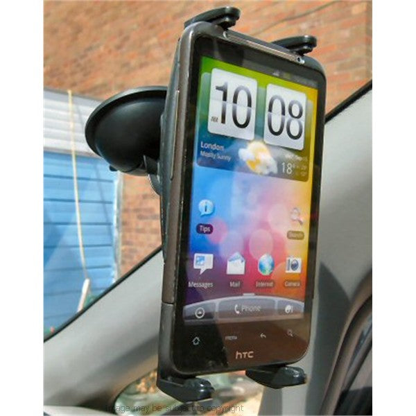 ZS-XT Stick Anywhere Multi Surface Suction Car Dashboard Mount with Arkon Slim-Grip Universal Holder for Mobile-Smartphone (SKU 11149)