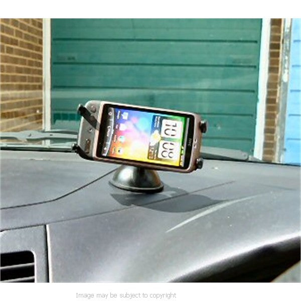 ZS Multi Surface Suction Car Dashboard Mount with Slim-Grip Universal Holder for Mobile-Smartphone (SKU 11141)