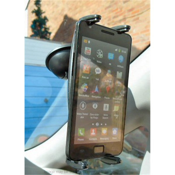 ZS-XT Stick Anywhere Multi Surface Suction Car Dashboard Mount with Arkon Slim-Grip Universal Holder for Samsung Galaxy S2 - S II (SKU 11160)