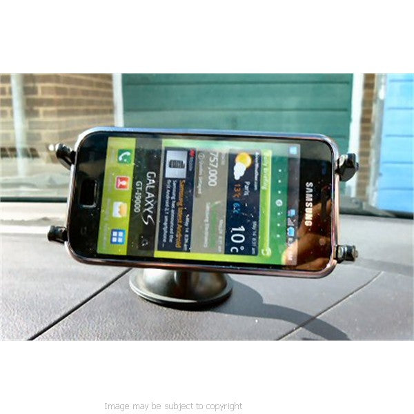 ZS-XT Stick Anywhere Multi Surface Suction Car Dashboard Mount with Arkon Slim-Grip Universal Holder for Samsung Galaxy S (SKU 11159)