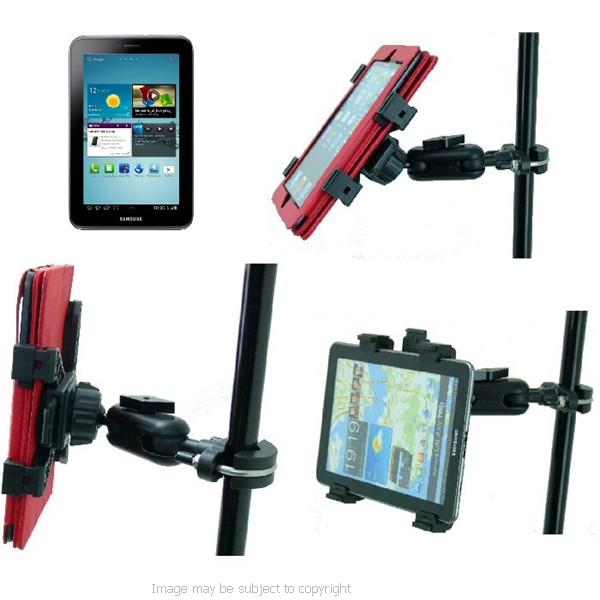 Secure Adjustable Galaxy TAB 3 8 inch Music - Microphone Stand Mount Holder (sku 17725) - BuyBits Ltd UK