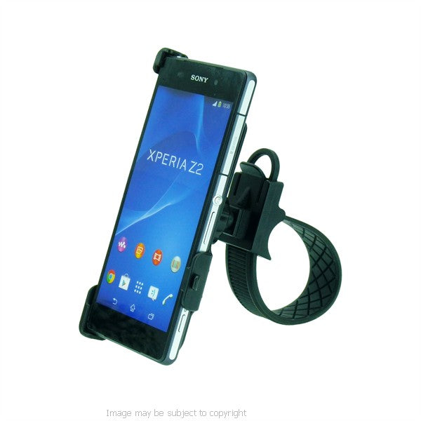 Dedicated Locking Strap Bike Cycle Handlebar Mount for Sony Xperia Z2 (sku 19612)