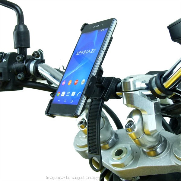 Dedicated Locking Strap Bike Motorcycle Handlebar Mount for Sony Xperia Z2 (sku 19616)