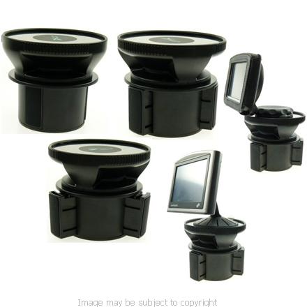 Vehicle Drinks Holder Base for TomTom, Garmin, Navman GPS SatNav or Phone Suction Cup Mounts (SKU 7648)