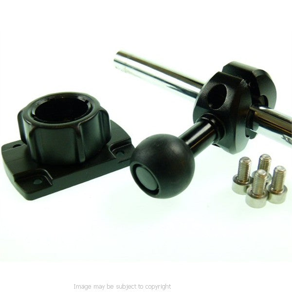 BuyBits Hardwire Powered Motorcycle Crossbar Mount Dock for TomTom Rider 2 (sku 32924)