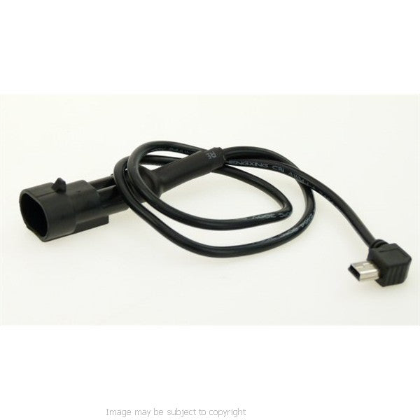 Angled Mini USB Direct to Battery Hard Wire Motorcycle Charging Cable (SKU 98051-10)