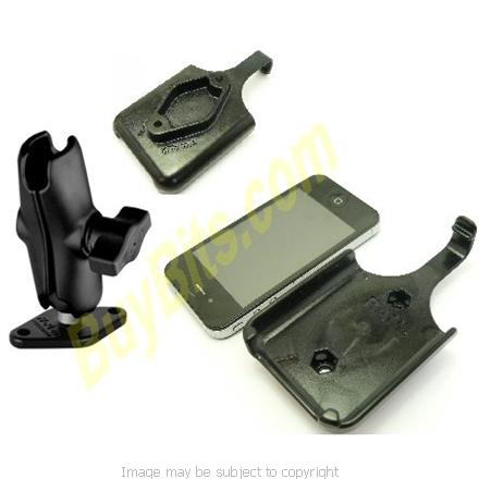 RAM-HOL-AP9 Apple iPhone 4s Cradle with Diamond Base &amp; Standard 3inch arm (sku 13416)