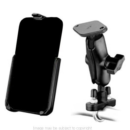 RAM Motorcycle Handlebar - Rail Mount with Standard 3inch arm &amp; Apple iPhone 6 PLUS Cradle (sku 42754)