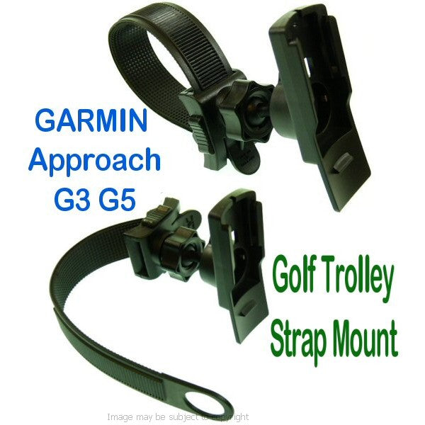 Garmin Approach G3 Europe Locking Strap Golf Trolley Mount (sku 15557)