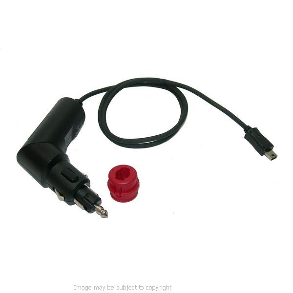 Adjustable Hella - DIN or Standard Cigarette Lighter Plug to Mini USB Charger (sku 10201)
