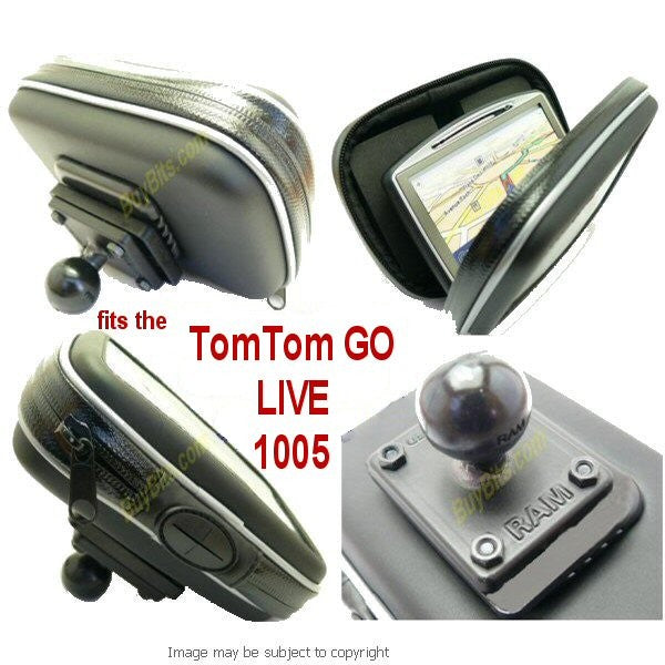 TomTom GO LIVE 1005 Holder with 1inch Ball Fitting for RAM Mounts (SKU 14180)