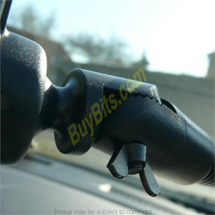 Arkon Garmin Nuvi 1490 1490t Bendy - Gooseneck Windscreen Suction Mount &amp; FREE Dash Disc (SKU 7113)