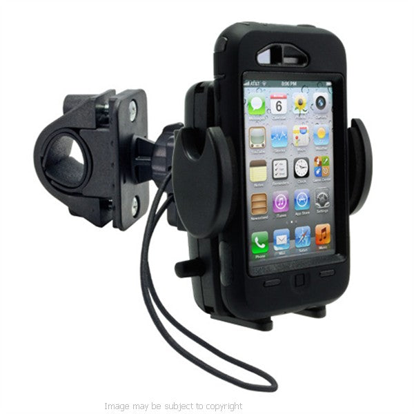 SM432 Mega Grip Bike Mount with Safety Strap for Smartphones Mobile Phones - SKU (19191)