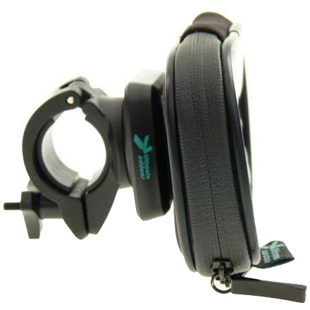 Motorcycle, Motorbike, Bicycle, Bike Handlebar Mount with Waterproof Case for Mobile Phone or SmartPhones 116mm x 63mm (SKU 8195)