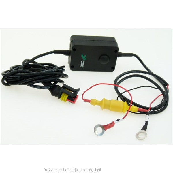 Ultimate Addons Straight Mini USB Direct to Battery Hard Wire Motorcycle Charging Cable (sku 9803)