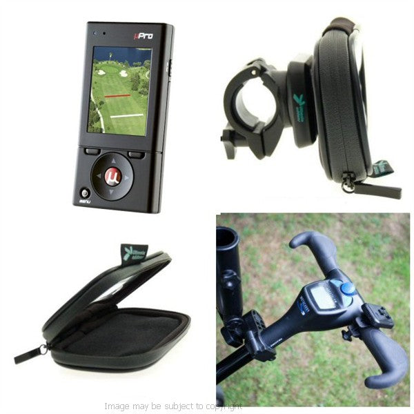 Golf Cart - Trolley Mount &amp; Waterproof Case for the Callaway uPro Golf GPS System (sku 8647)