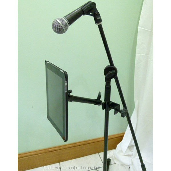 Dedicated Metal iPad Music - Microphone Stand Mount (sku 14309)