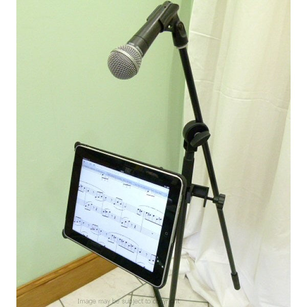 Dedicated Metal iPad Music - Microphone Stand Mount (sku 14309)
