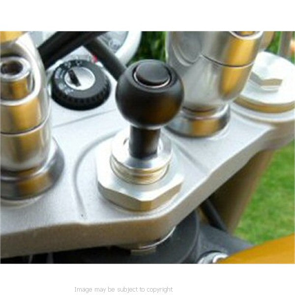 Dedicated 13.3-14.7mm Fork Stem Sports Motorcycle Mount for Samsung Galaxy S9 (sku 41777)