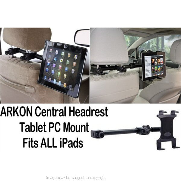 Arkon Central Headrest Mount for Apple iPad2 iPad 2 TAB3-RSHM (sku 14573)