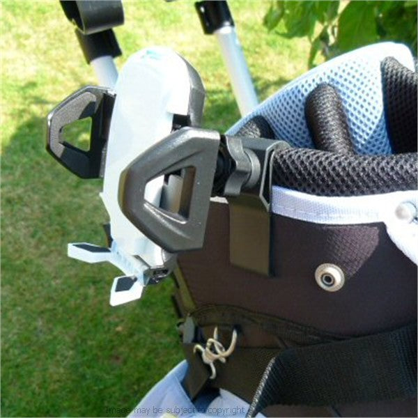 Golf Bag Clip Phone Mount fits the Apple iPhone 5S Smartphones (sku 17508)