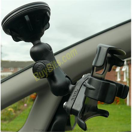 RAM COMPOSIT SUCTION CUP MOUNT &amp; CRADLE for the GARMIN NUVI 1490 1490t RAP-B-166-2-GA35U (SKU 5746)