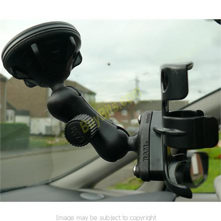 RAM COMPOSIT SUCTION CUP MOUNT &amp; CRADLE for the GARMIN NUVI 1490 1490t RAP-B-166-2-GA35U (SKU 5746)