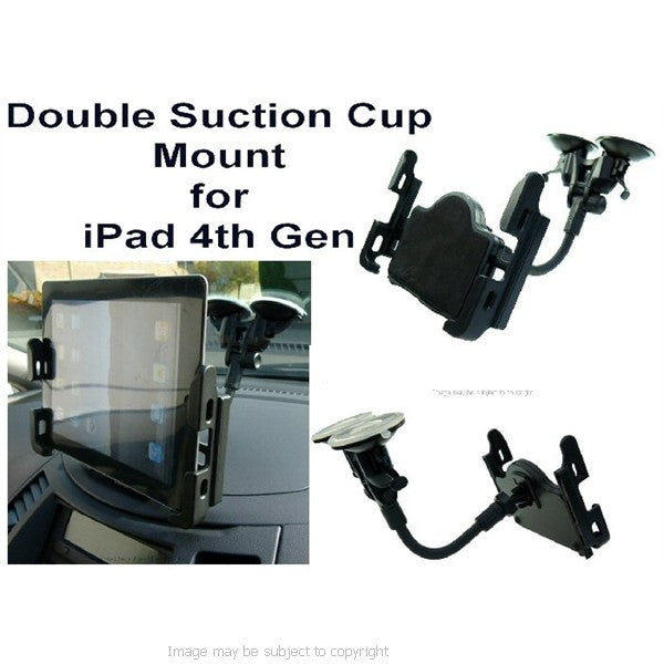 Apple iPad Air Double Suction Car Mount (sku 16440)