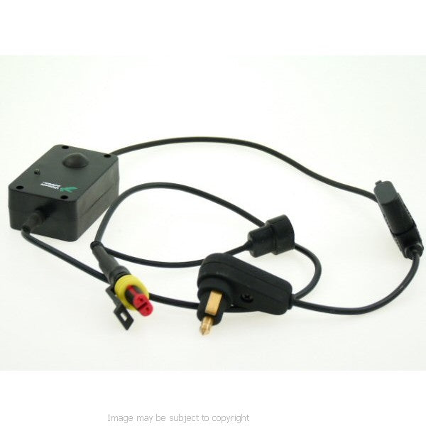 Motorcycle Hella - DIN - BMW Style Power Cable - Angled Micro USB (sku 12791)