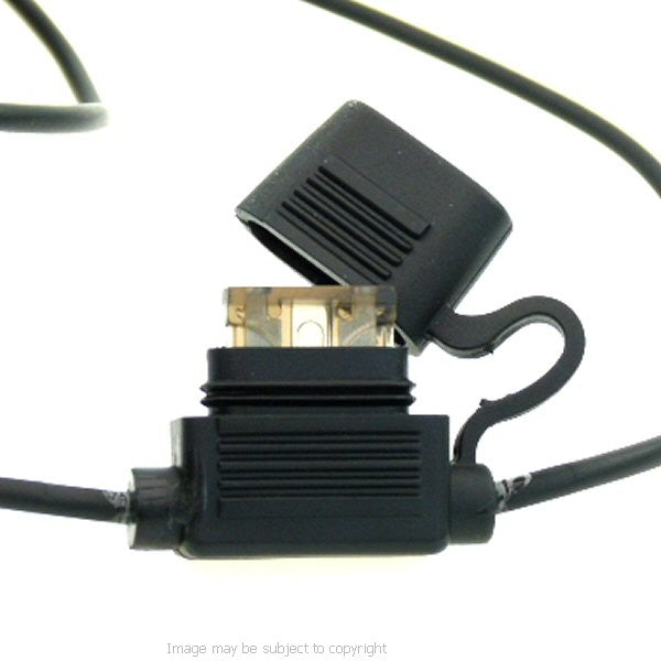 Motorcycle Hella - DIN - BMW Style Power Cable - Angled Micro USB (sku 12791)