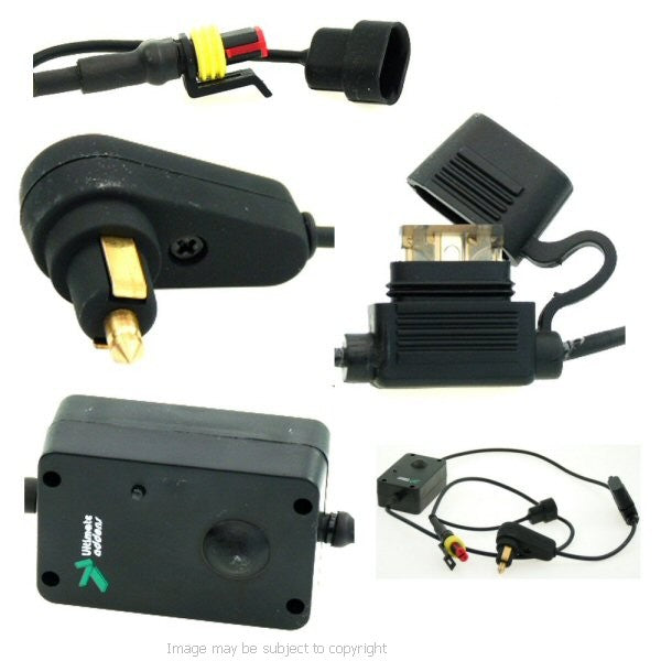 Motorcycle Mobile Phone Mount Kit Hella - Straight Micro USB (sku 12854)