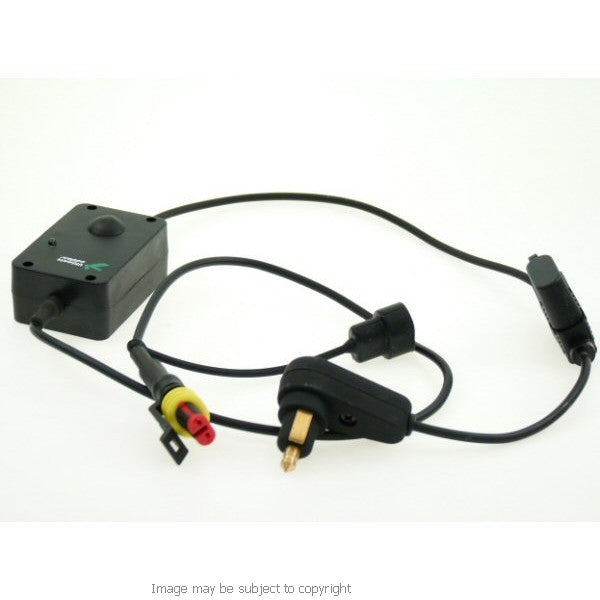 5inch SatNav GPS DIN - Hella Powered Motorcycle Mount - Angled Micro USB (SKU 14038)