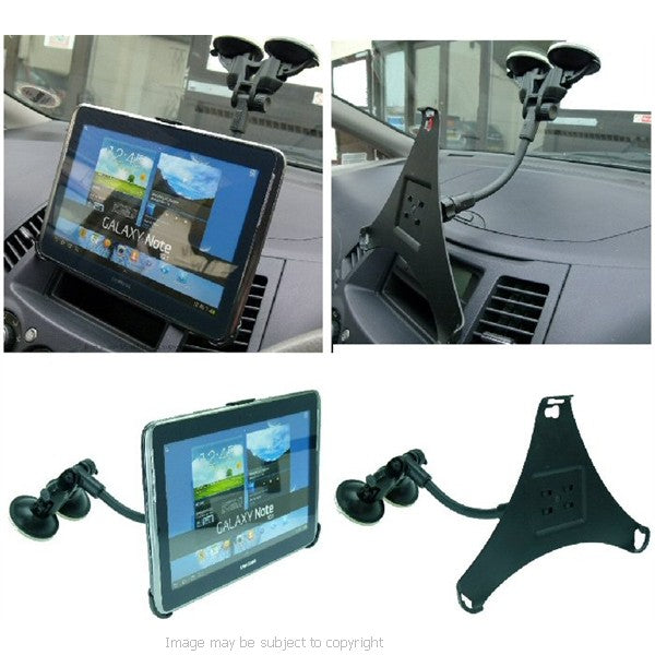 Galaxy Note 10.1 Dual Sucker Car Windscreen Tablet Mount (sku 16625)