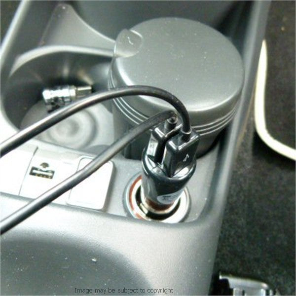 Dual USB Vehicle Lighter Charger for HTC ONE V (sku 14600)