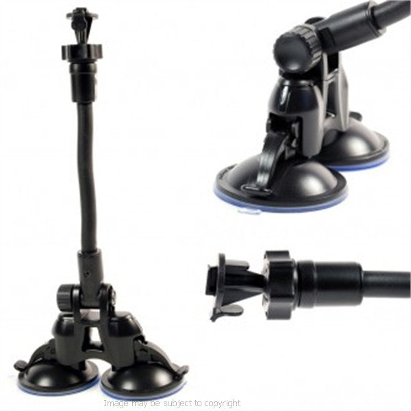 Dual Suction Cup Windscreen Mount for Single slot Cradles &amp; Holders (sku 10088)