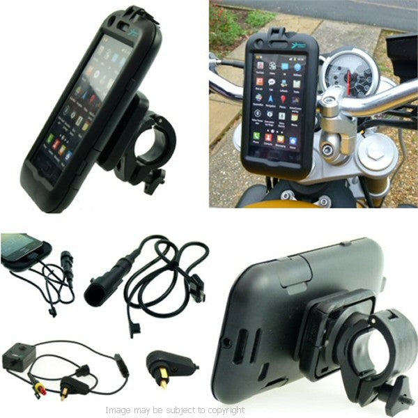 Samsung Galaxy S2 - i9100 Waterproof Motorcycle DIN - Hella Powered Mount (sku 13998)
