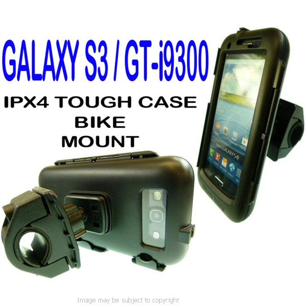 PRO Waterproof Galaxy S3 GT-i9300 Tough Case Motorcycle Bike Mount (SKU 15633)