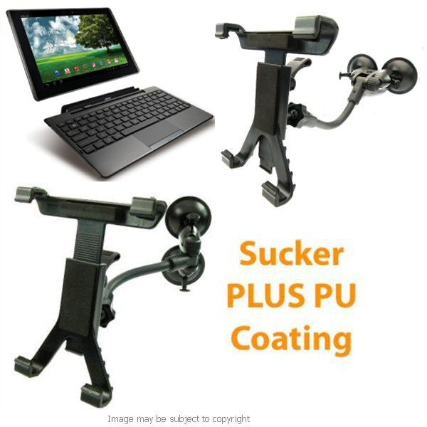 Ultimate Addons Dual Sucker PLUS Suction Cup Windscreen Mount fits the Asus Eee Pad Transformer TF101 (sku 10146)