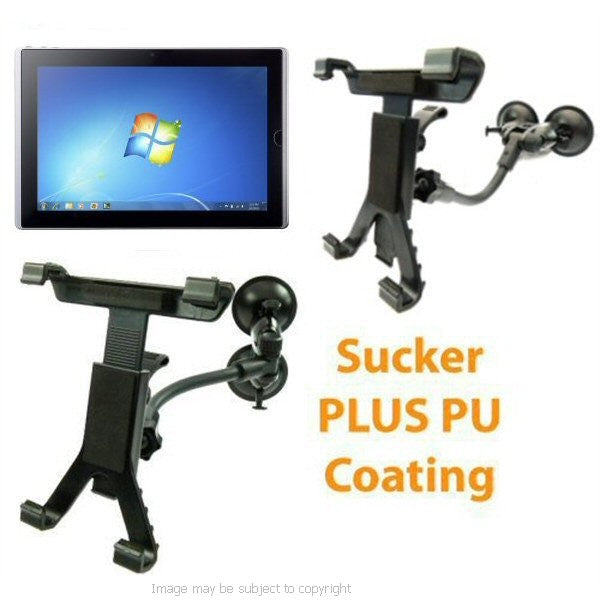 Ultimate Addons Dual Sucker PLUS Suction Cup Windscreen Mount for the ASUS Eee Slate EP121 Tablet PC (sku 10571)